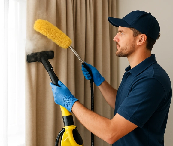 Trusted drapes cleaning technician Matty Curtain Cleaning surrey-hills-vic QLD